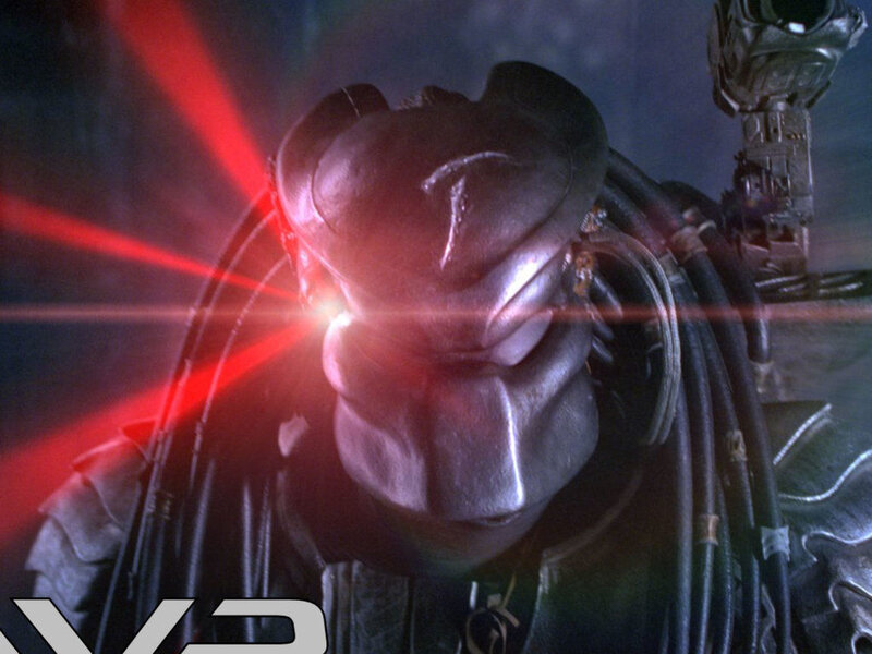 Predator Alien with Red Laser