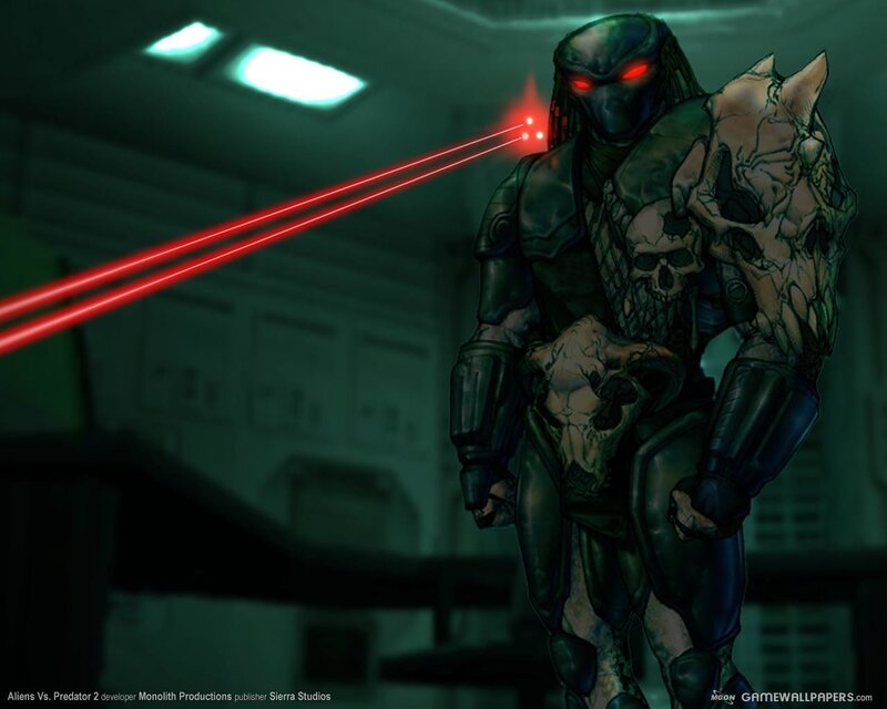 Predator Alien with Skull