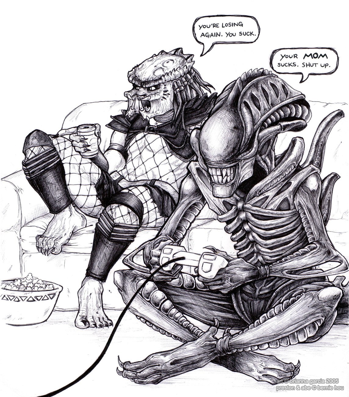 Predator and Alien gaming
