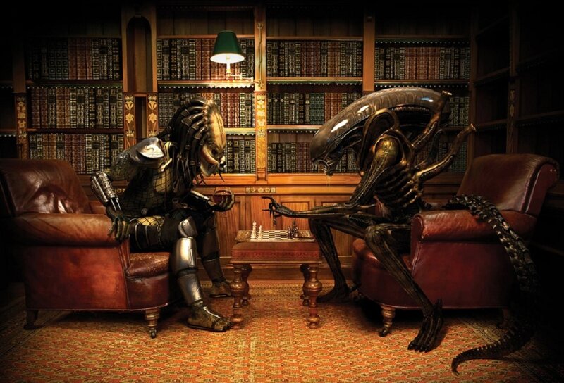 Predator and Xenomorph