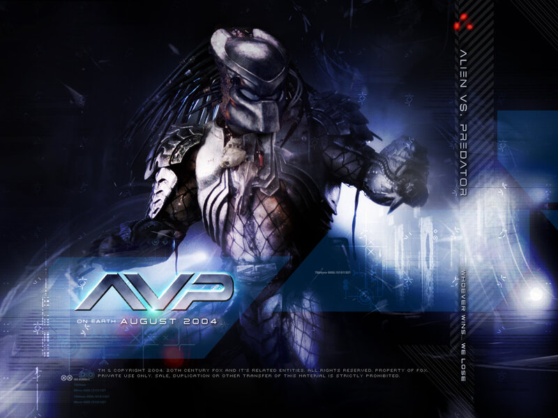 Predator Character — Blue