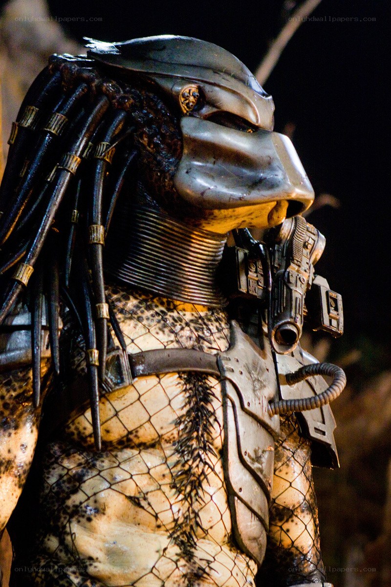 Predator character close-up