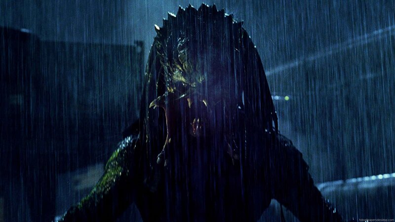 Predator Creature in Rain