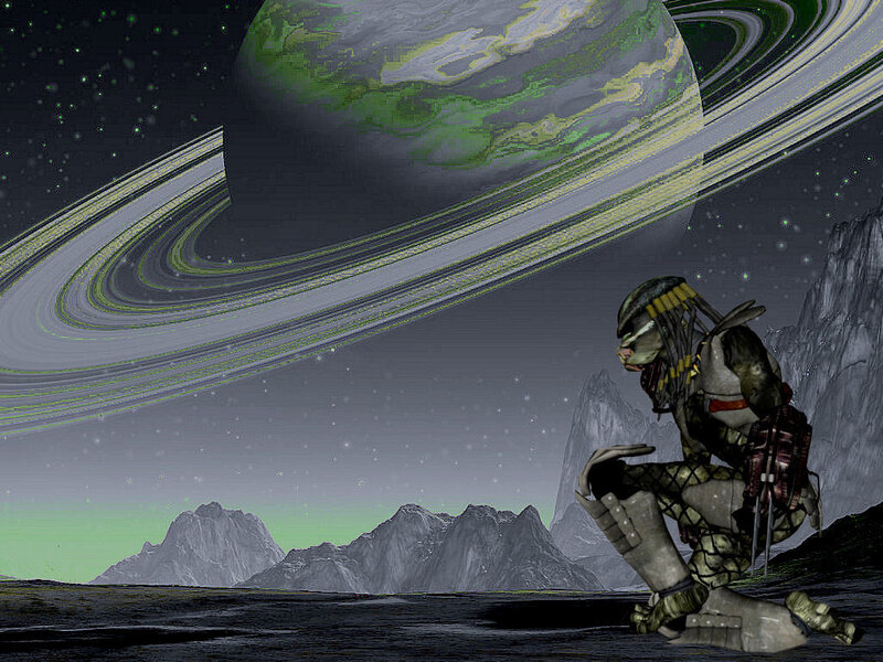 Predator on alien planet