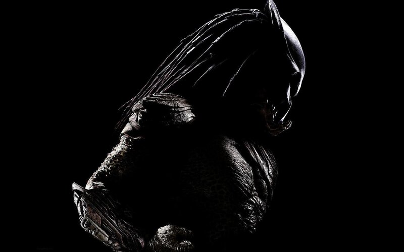 Predator silhouette in darkness
