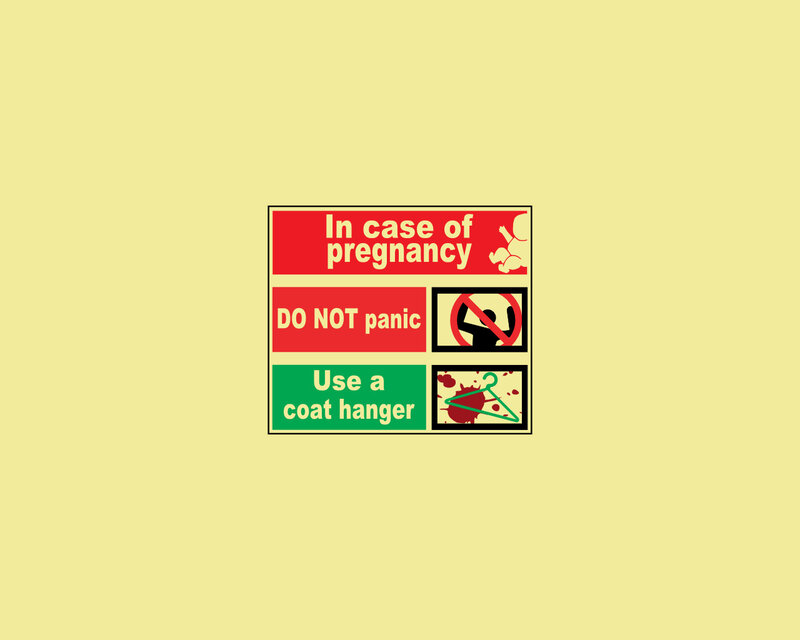 Pregnancy safety sign