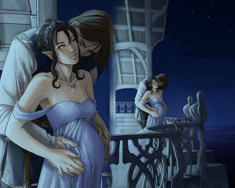 Pregnant Elf Couple