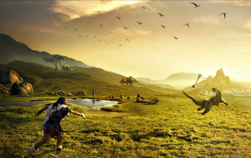 Prehistoric Man Hunting