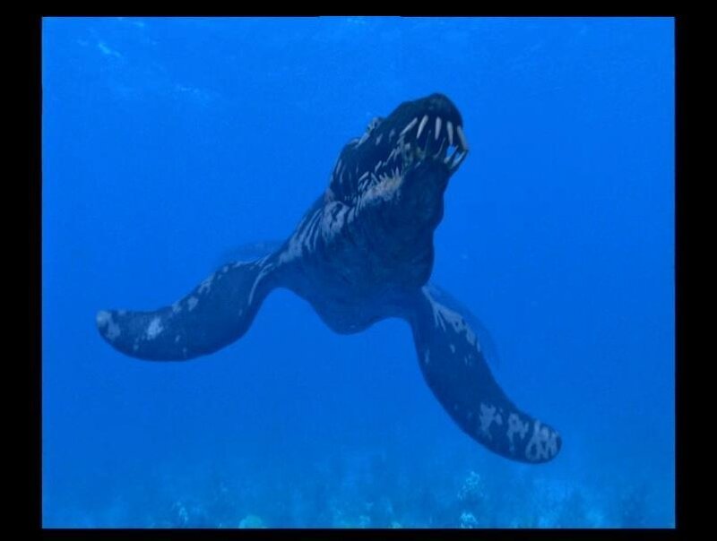 Prehistoric Marine Reptile — Blue, Dramatic, 3d Render