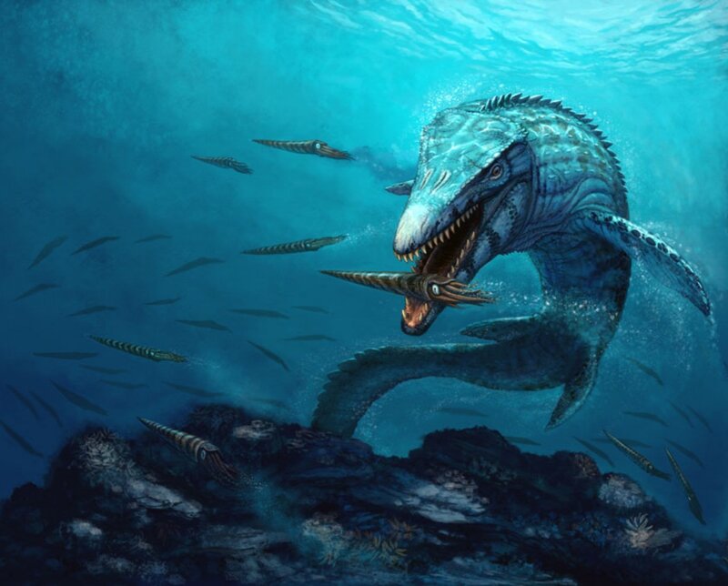 Prehistoric Marine Reptile — Blue