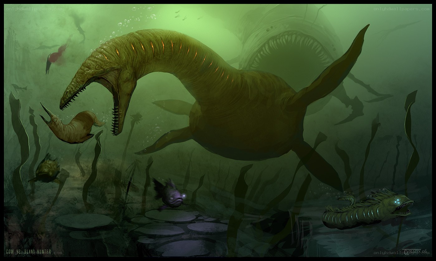 Prehistoric sea monster hunt