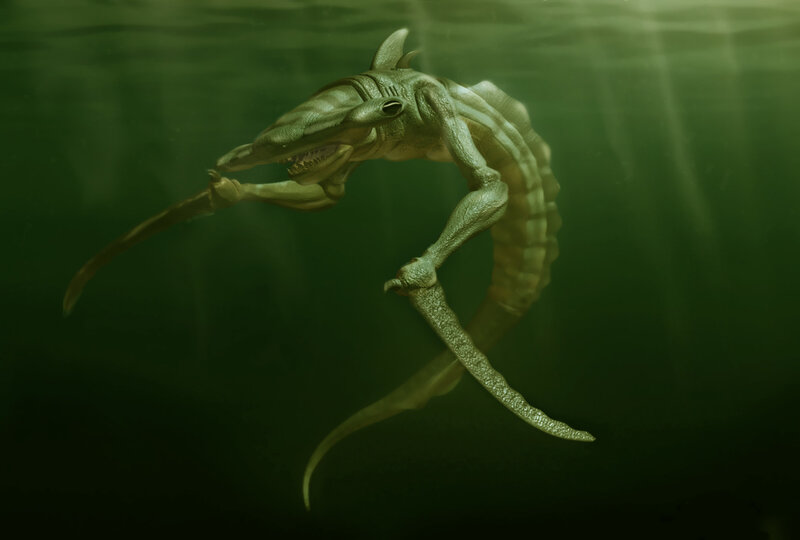 prehistoric shark-like creature