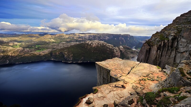 Preikestolen Cliff — Blue