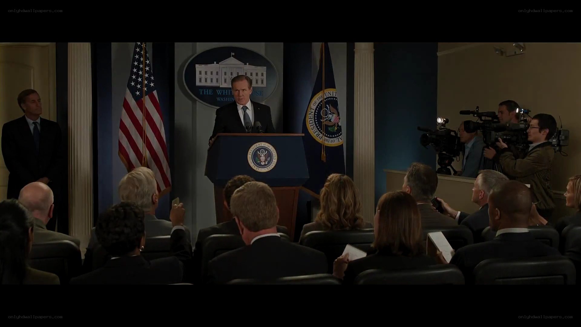 President at press conference