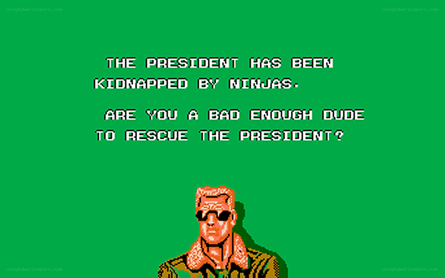 President Kidnapped by Ninjas