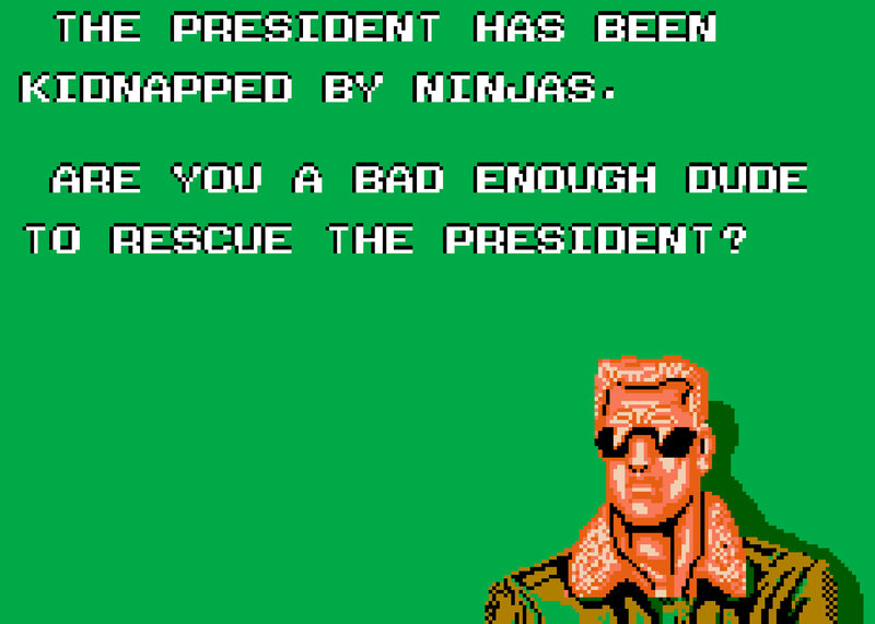 President Kidnapped by Ninjas