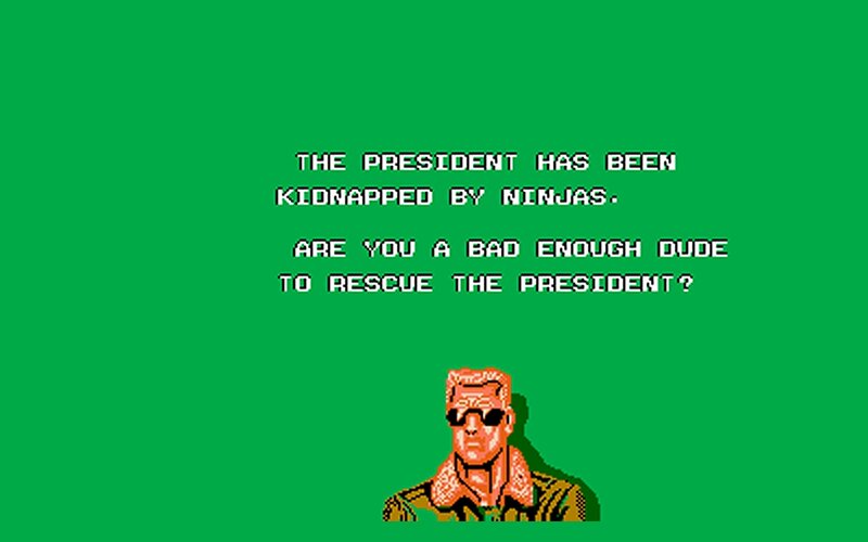 President Kidnapped by Ninjas