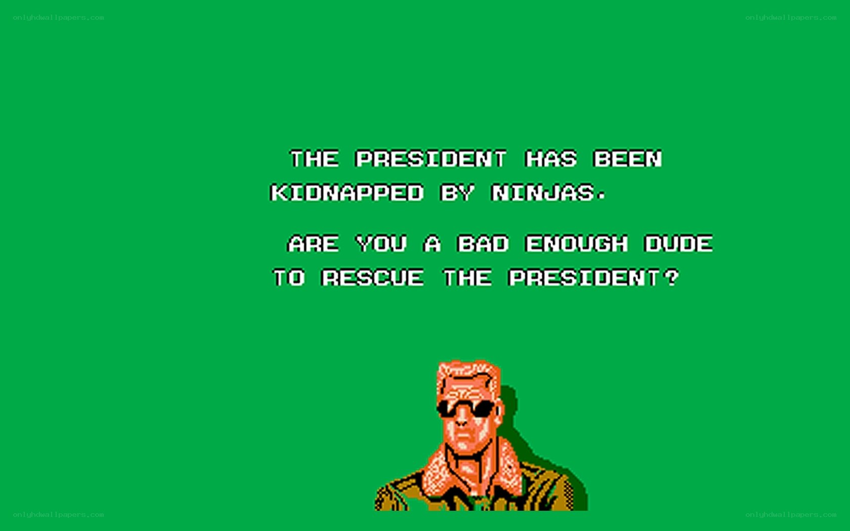 President Kidnapped by Ninjas