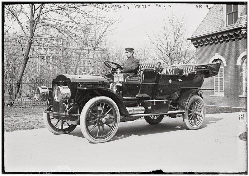 President's White car