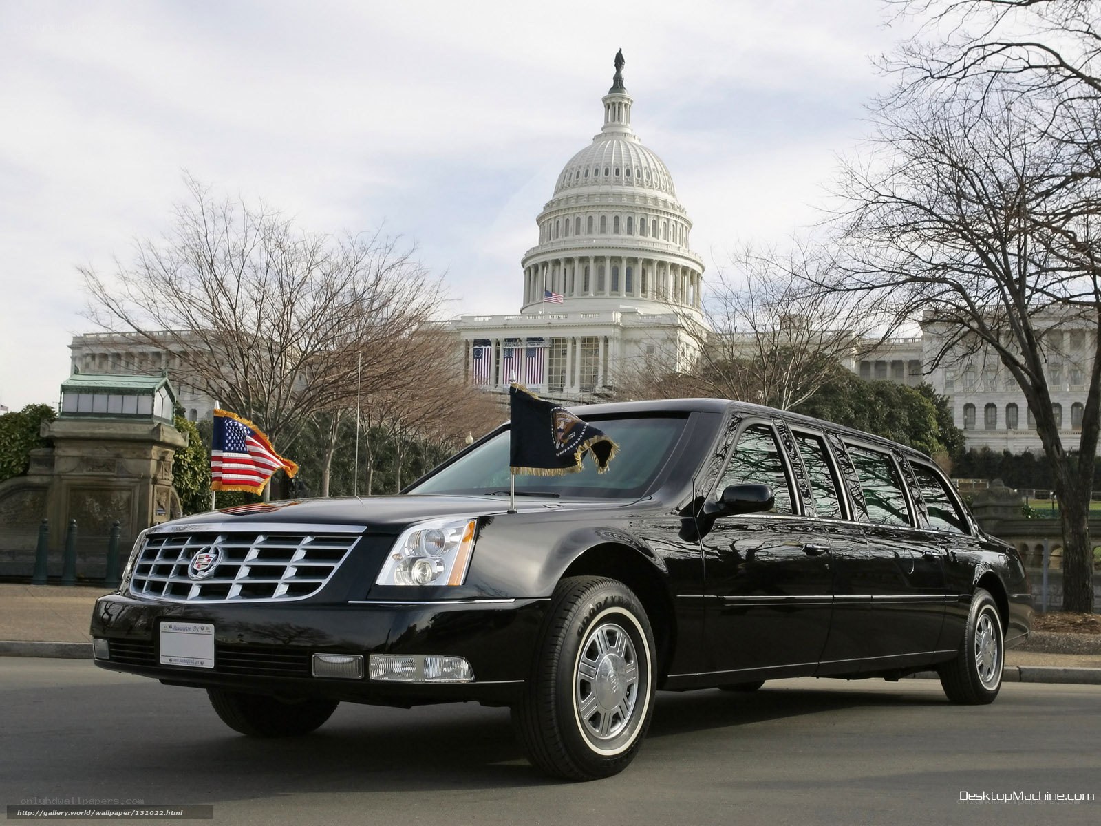 Presidential limousine in Washington D.C.