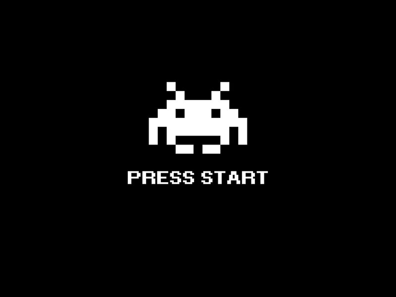 Press Start screen