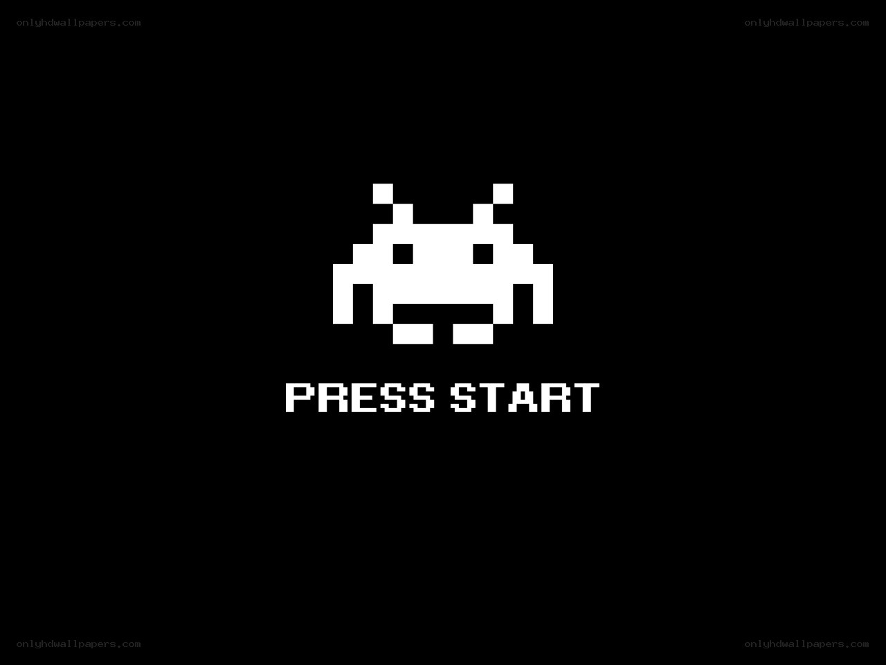 Press Start screen