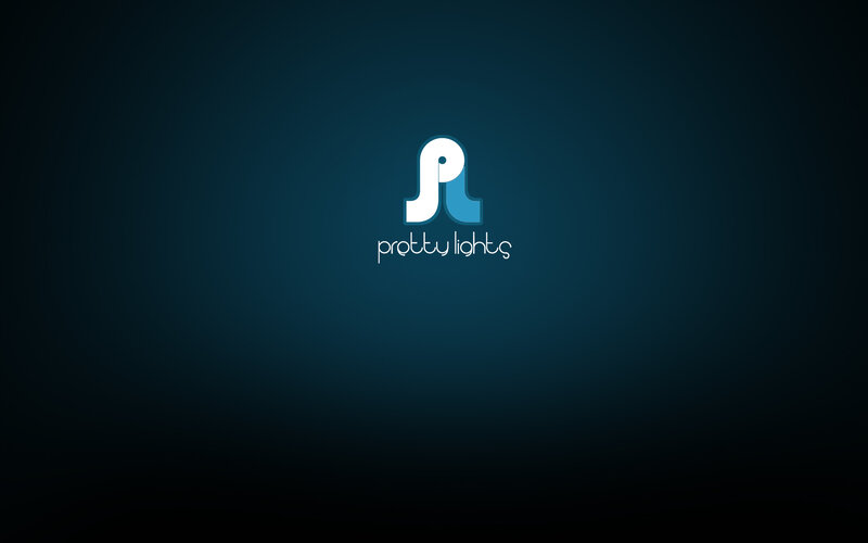 Pretty Lights logo on dark background