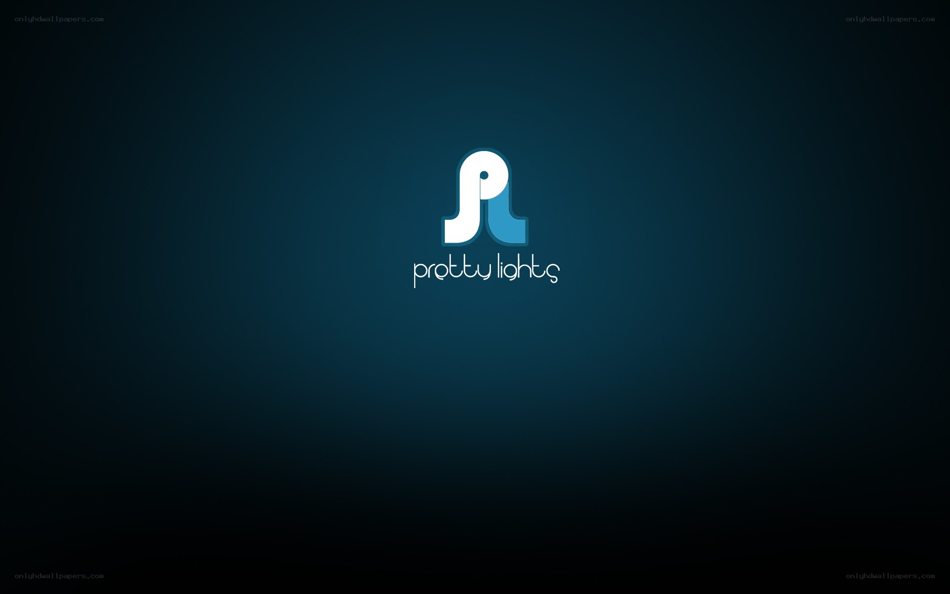 Pretty Lights logo on dark background