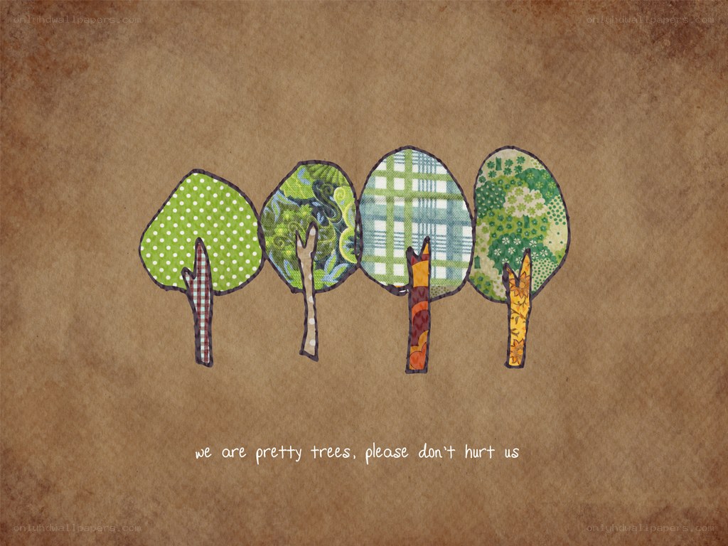 pretty trees illustration