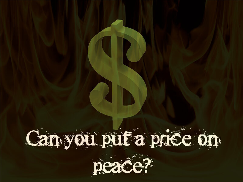 price of peace