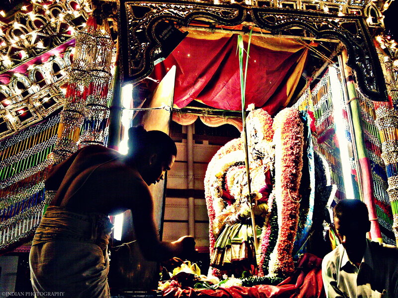 Priest at Temple Altar
