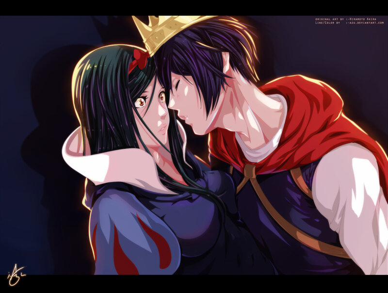 Prince and Princess Embracing