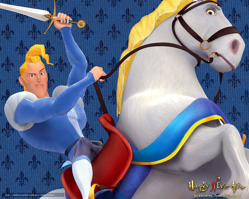 Prince on a white horse