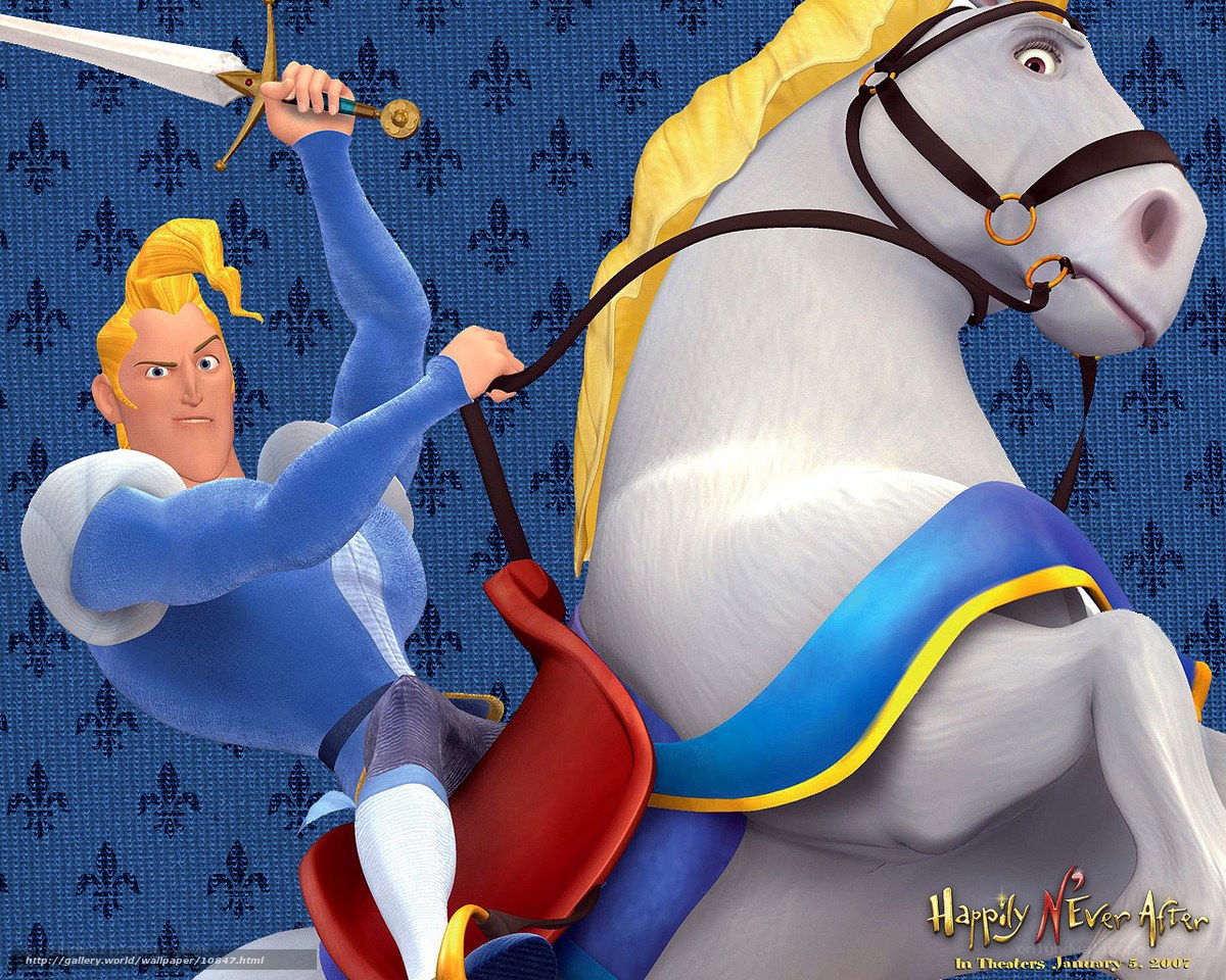 Prince on a white horse