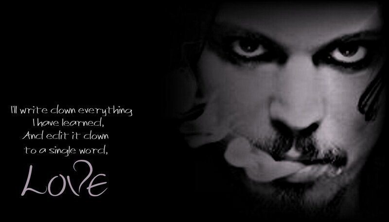 Prince quote wallpaper