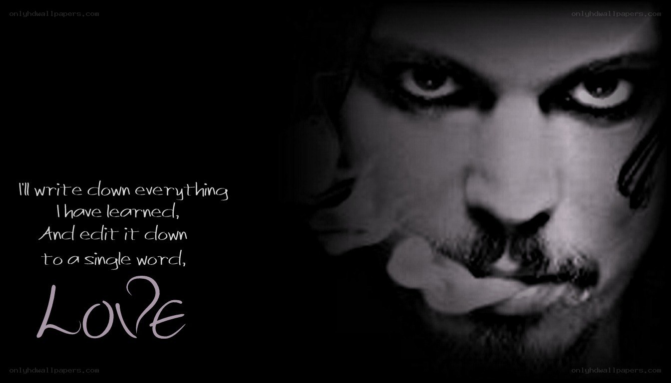 Prince quote wallpaper