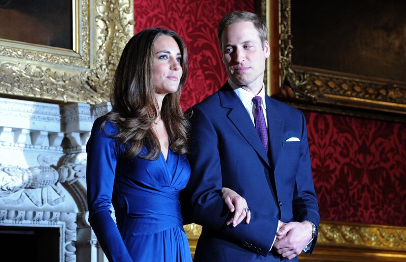 Prince William and Kate Middleton — Blue
