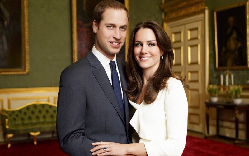 Prince William and Kate Middleton — Green