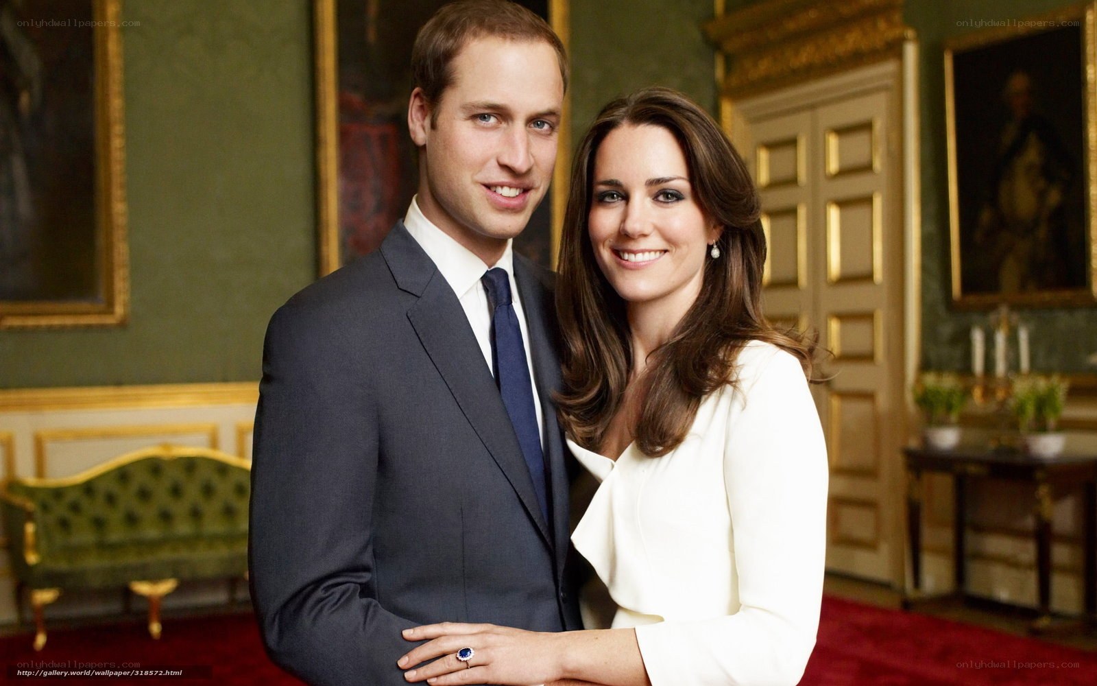 Prince William and Kate Middleton portrait