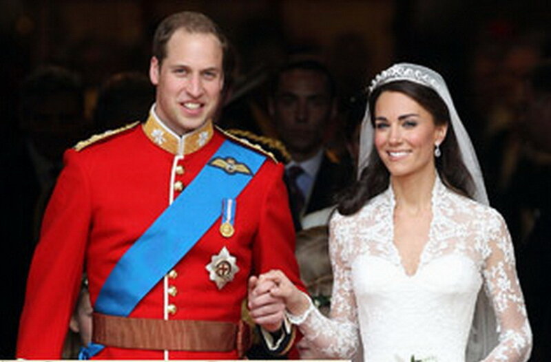 Prince William and Kate Middleton — Red