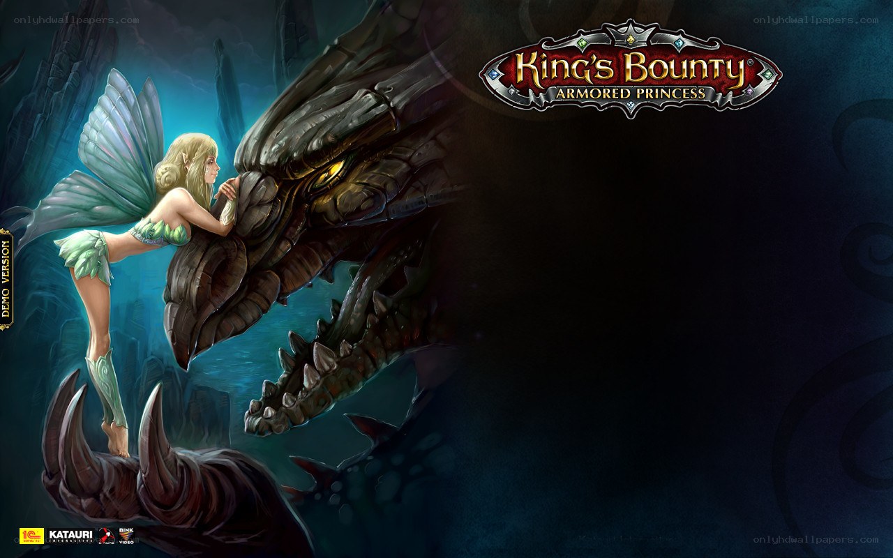 Princess and armored dragon