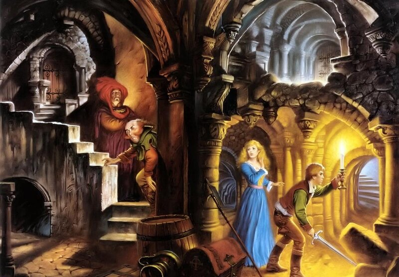 Princess and Knight in Dungeon