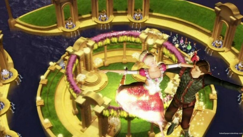 Princess and Prince Dancing — Gold