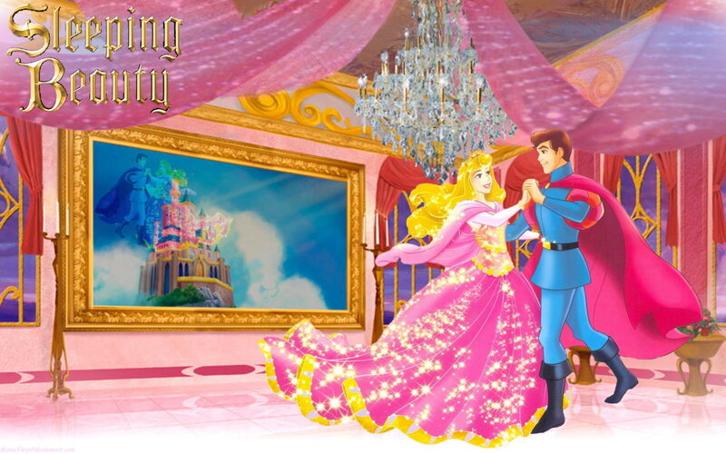 Princess and Prince Dancing — Pink