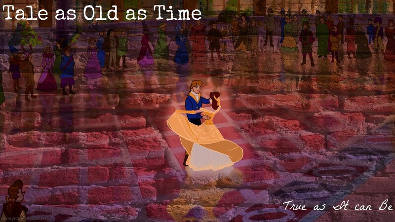 Princess and Prince Dancing — Red, Romantic
