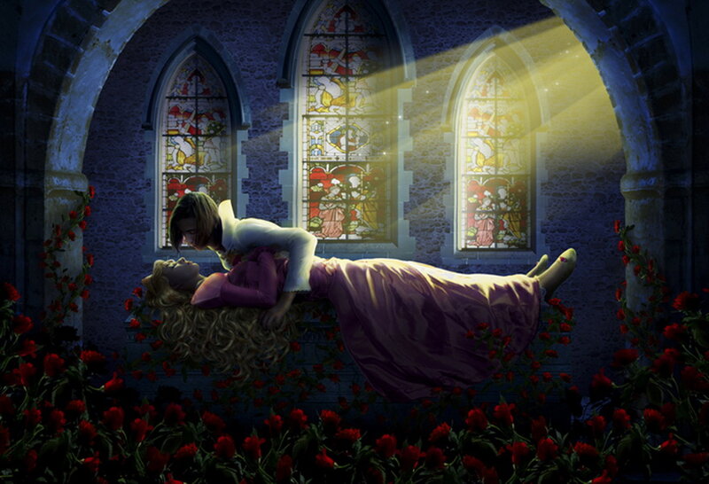 Princess and Prince in Church