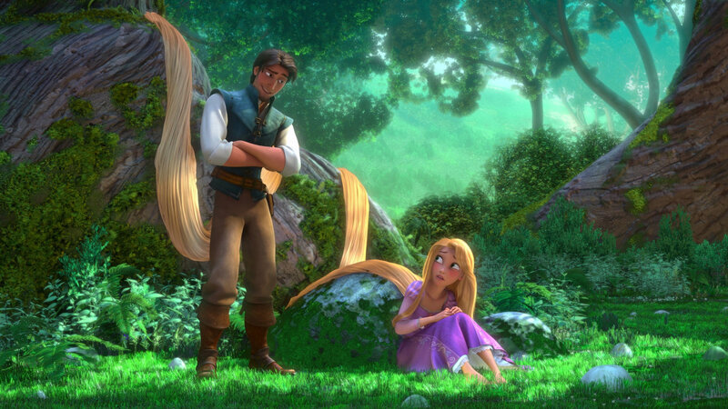 Princess and Prince in Forest — Green, Serene