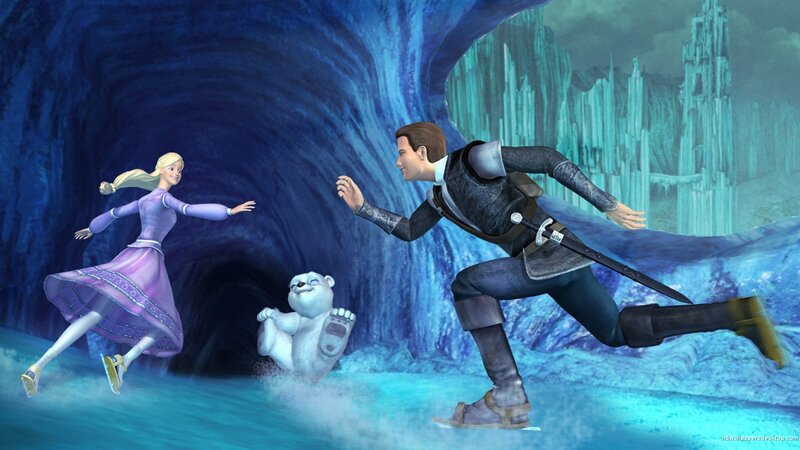 Princess and Prince in Ice Cave