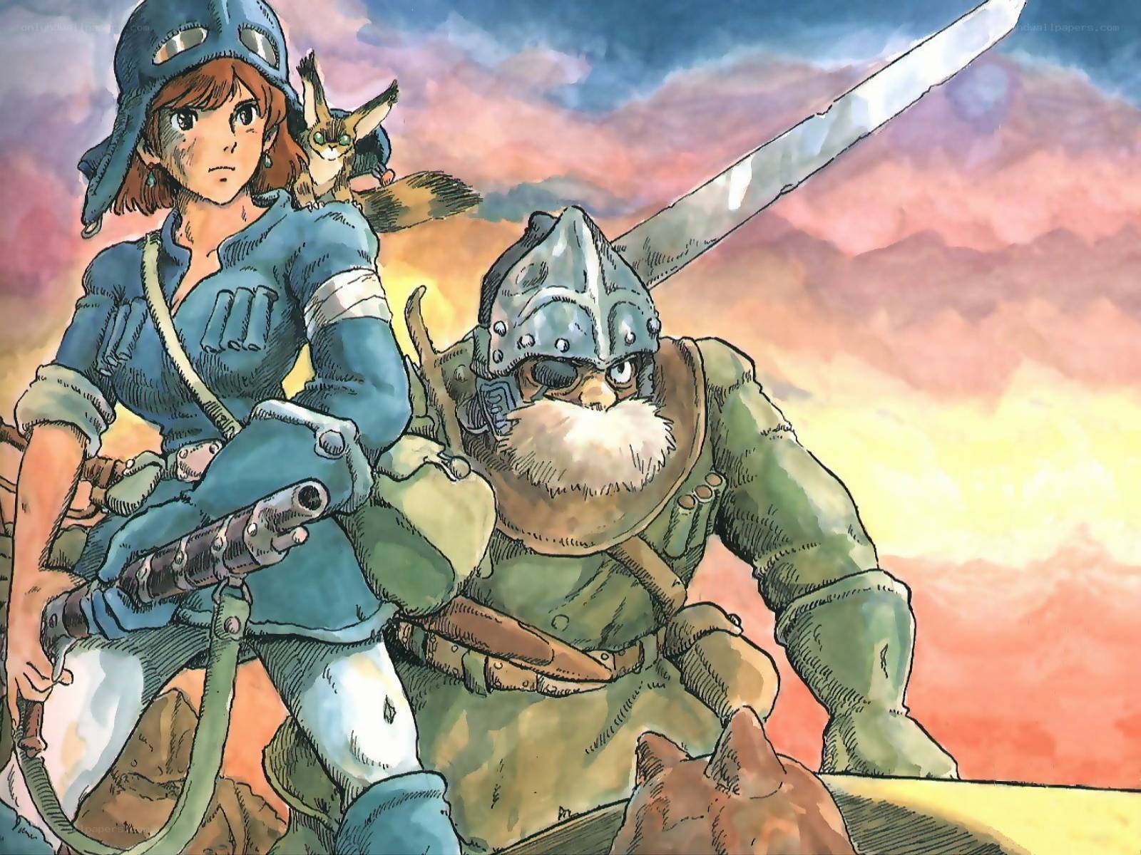 Princess and warrior on a journey