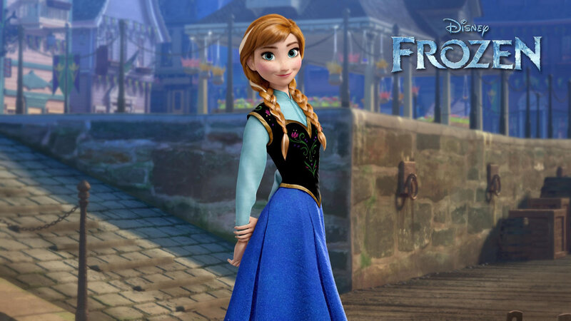 Princess Anna in Blue Dress — Calm